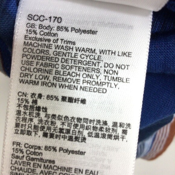 Marmot Mens Red Rock Short Sleeve Stripe T-Shirt Varsity Blue UPF 30 - Picture 9 of 11